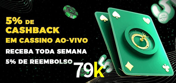 Promoções do cassino ao Vivo 79k